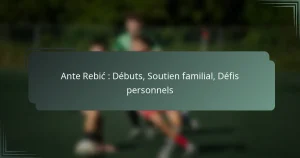 Ante Rebić : Débuts, Soutien familial, Défis personnels